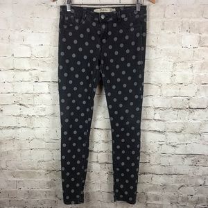 Zara Trafaluc Polka Dot Jegging Jeans